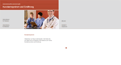 Desktop Screenshot of kurzdarmsyndrom-und-ernaehrung.de